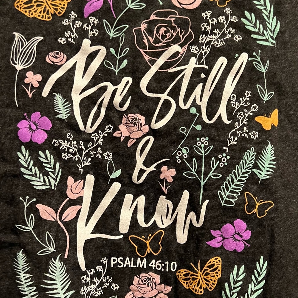 Women’s “Be Still & Know” Charcoal Grey Sweatshirt